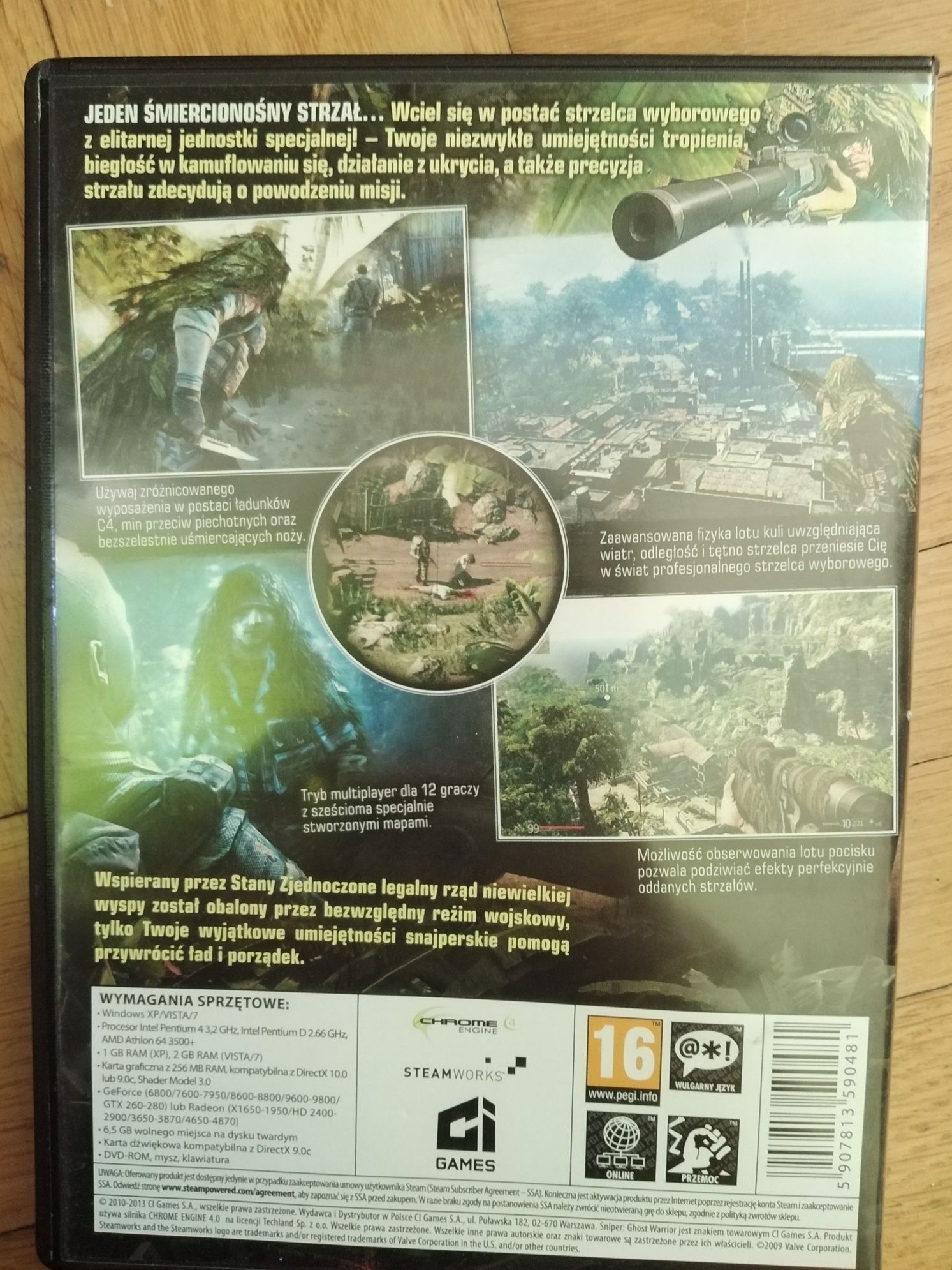 Gra PC DVD Sniper Ghost Warrior