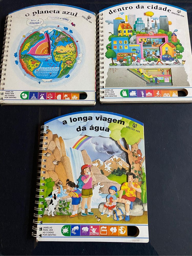 Coleção livros didáticos criança