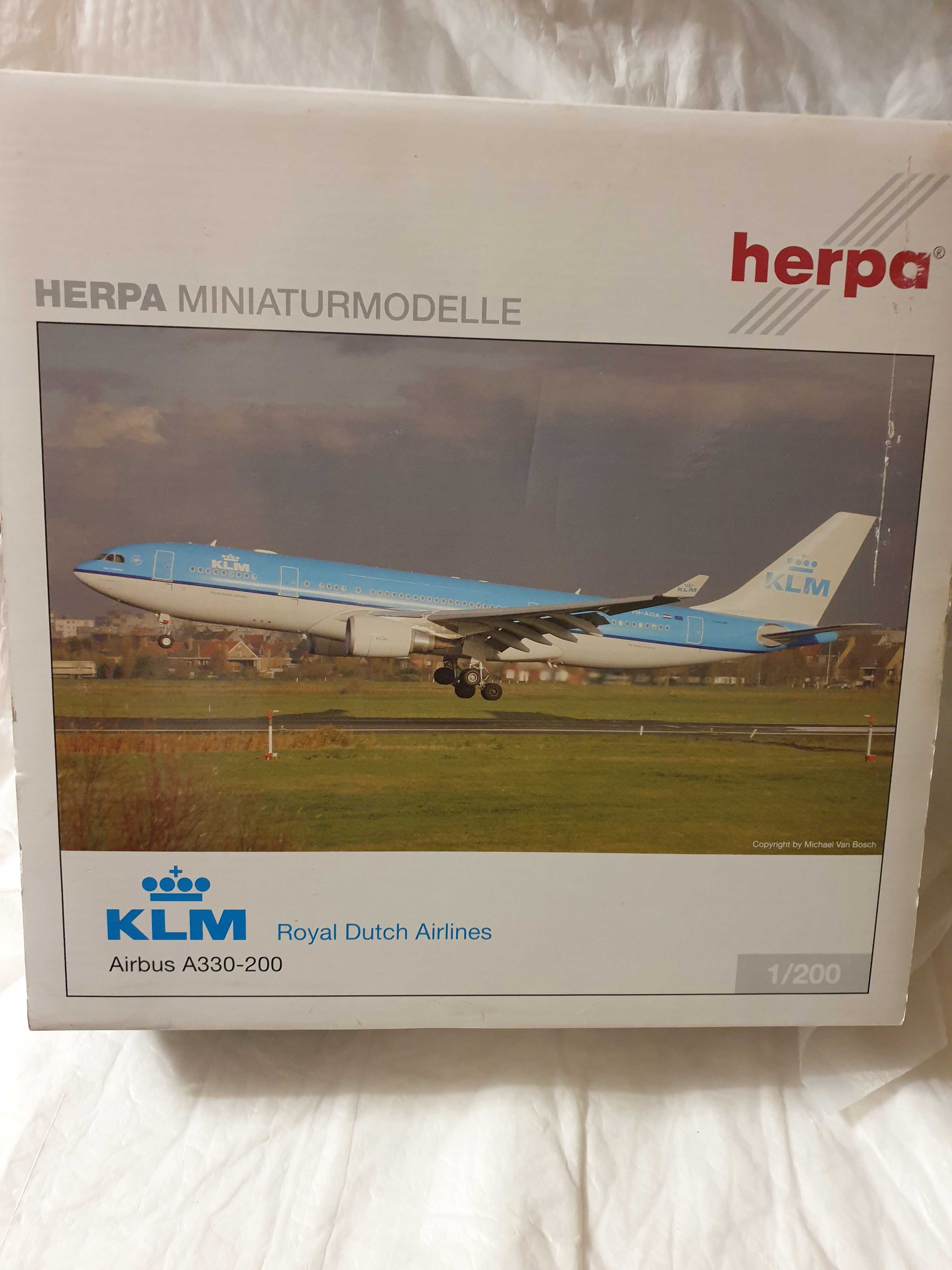 1/200 Herpa 551847 Airbus 330-200 KLM