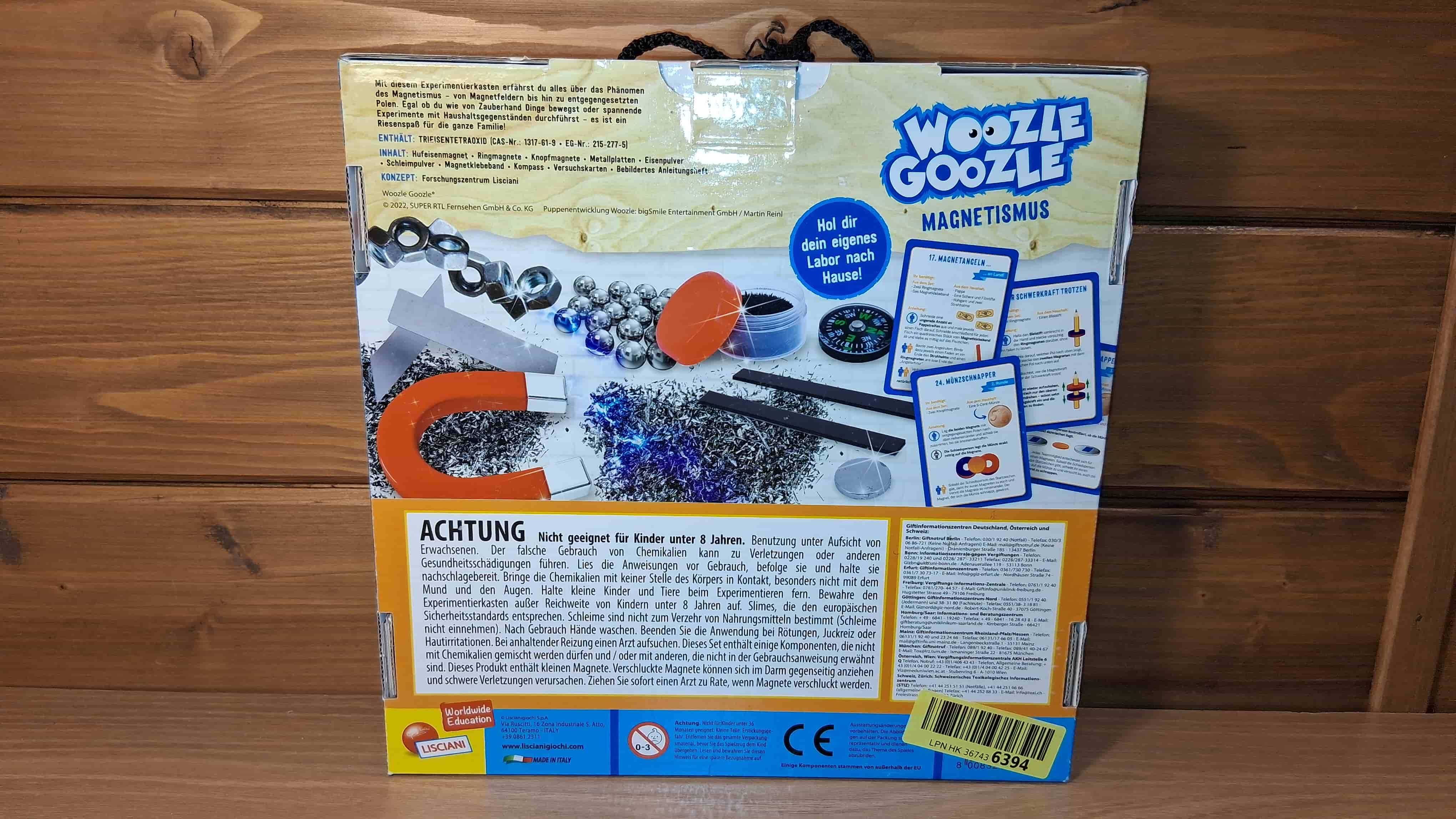 Zestaw Eksperymenty Woozle Goozle Magnetyzm Kosmos