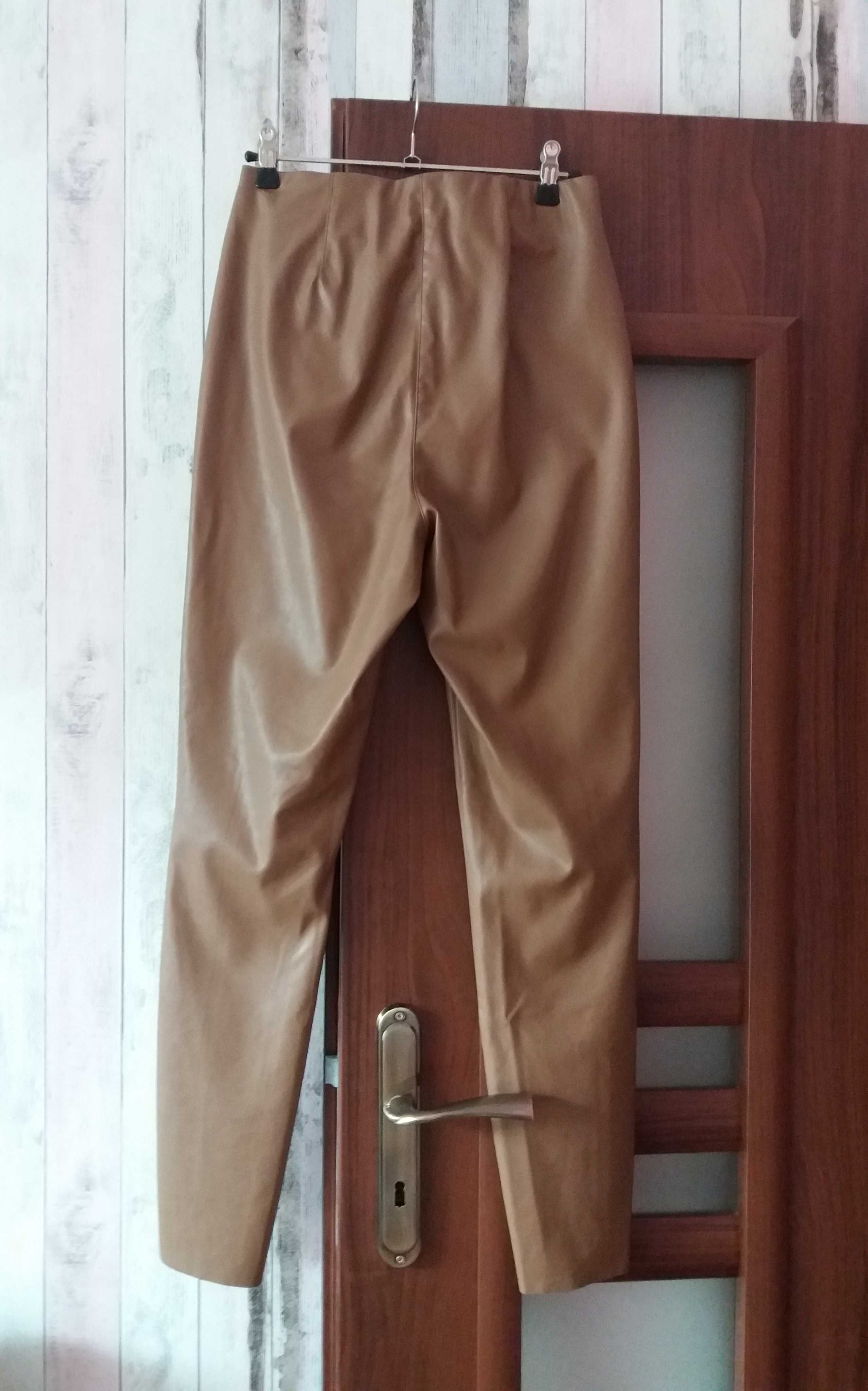 Spodnie z ekoskóry H&M rozm. M