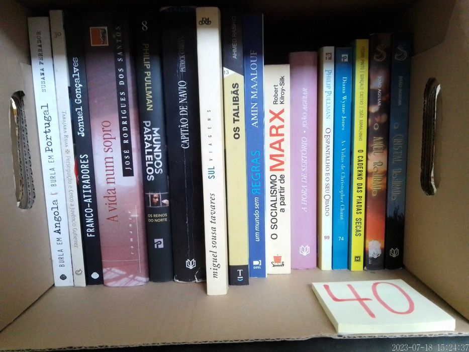 Lote 40 - LIVROS Diversos - Vendidos INDIVIDUALMENTE - a Vários Preços