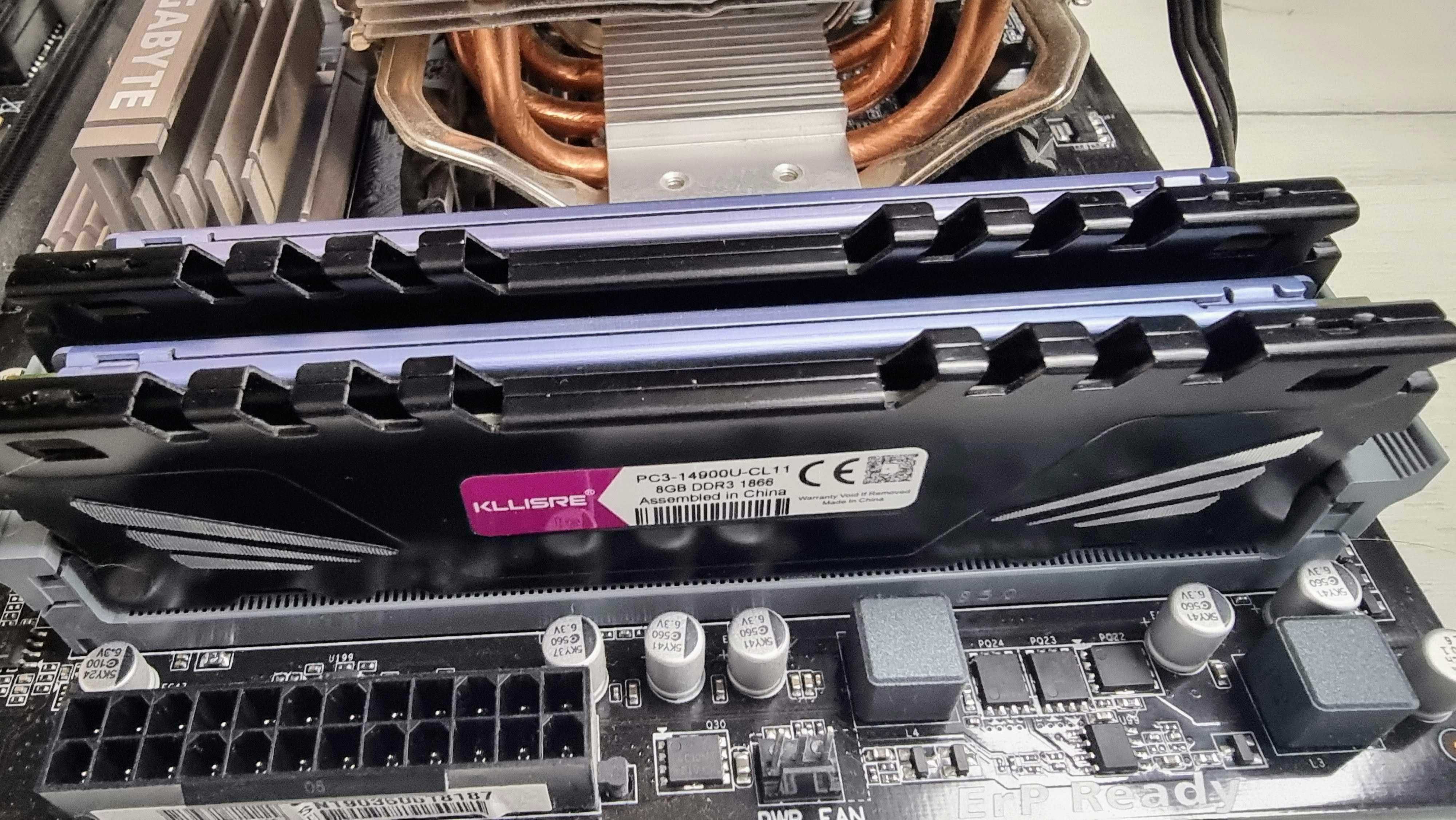 ПК материнка GA-970A-DS3P + процесор AMD FX 8320e+Кулер +пам'ять 20 gb