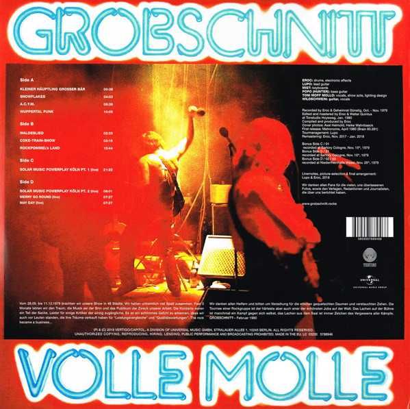 GROBSCHNITT- VOLLE MOLEE - 2 LP- płyta nowa , zafoliowana