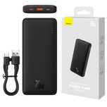 Baseus Solidny Power Bank 10000mAh 20W USB + USB-C 2 urządzenia na raz