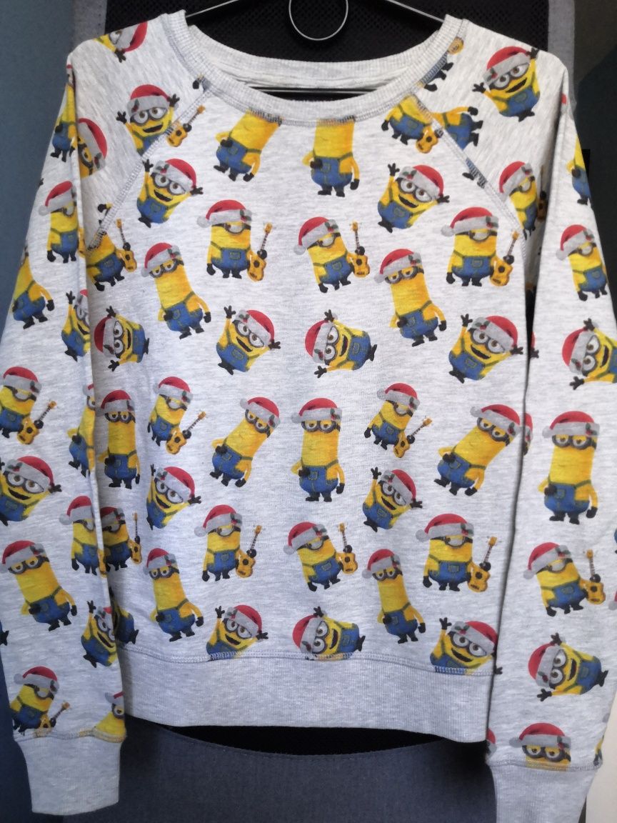 Bluza damska Minionki Mikołaj Święta Minions C&A S!