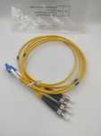 NOWY Kabel patchcord światłowód LC/APCna LC/UPC SM DX LSZH 3,0 mm 2x1m