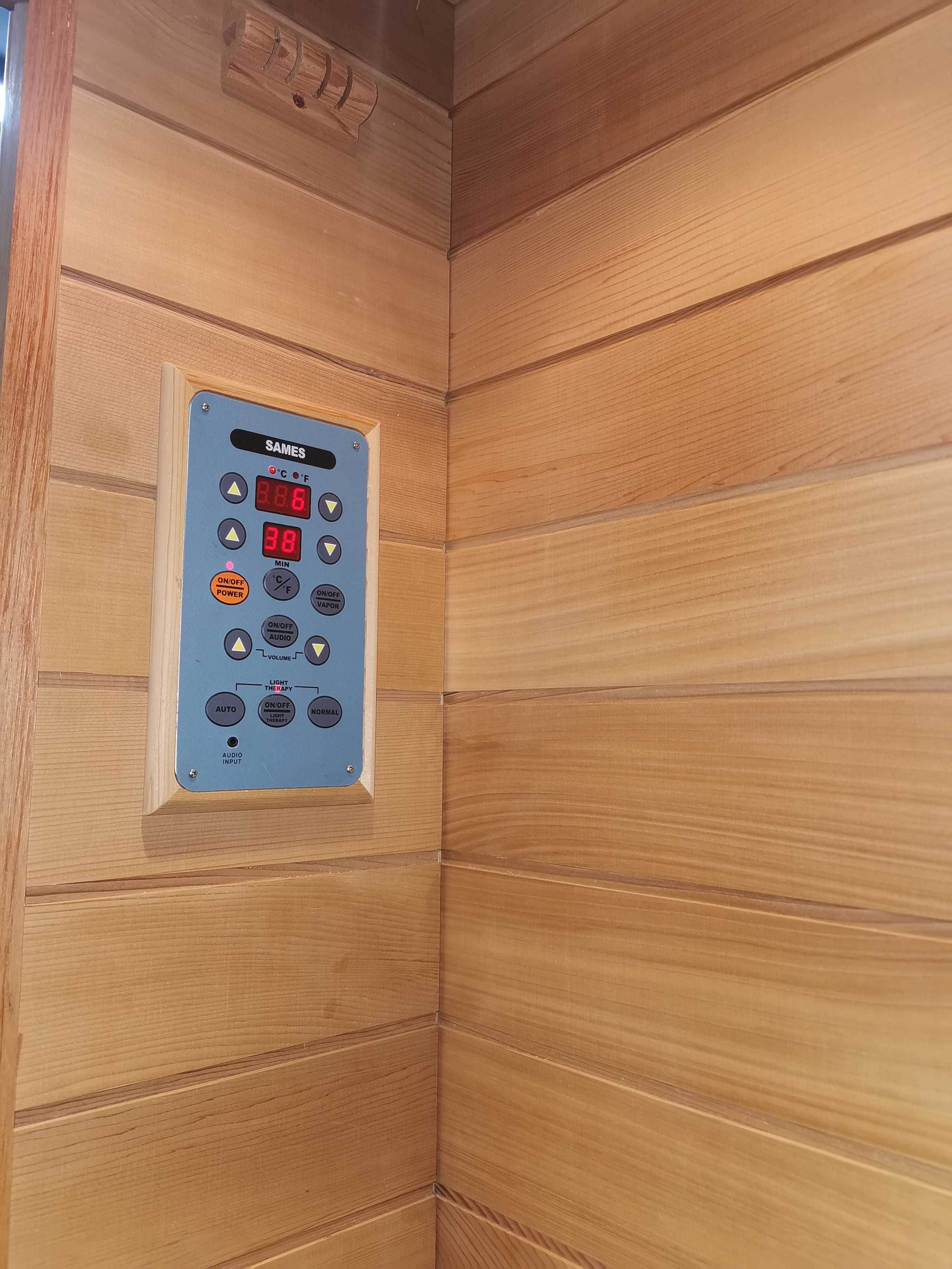 Sauna na podczerwień infared sucha mokra 120x100