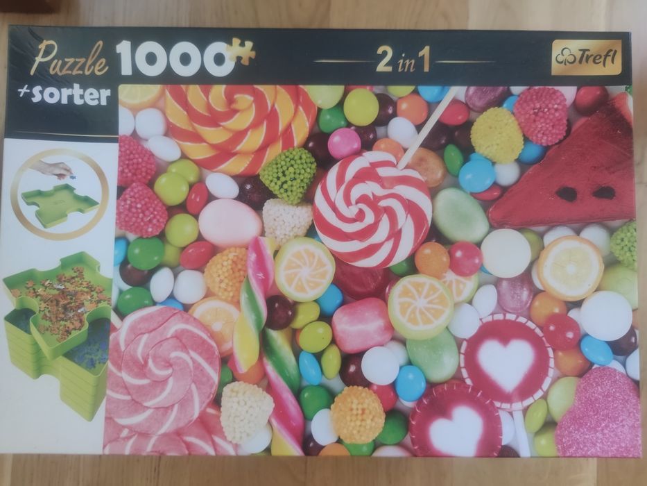 Puzzle trefl prenium 2 x 1000 słodycze