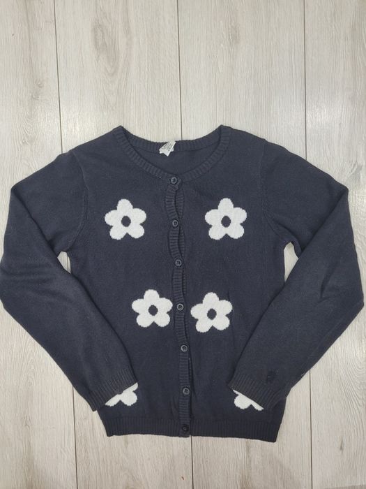 Granatowy sweter 128