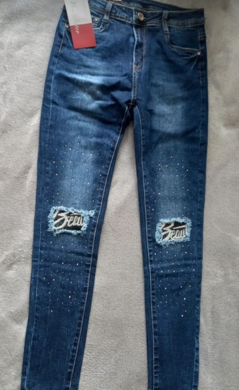 Spodnie jeansy damskie