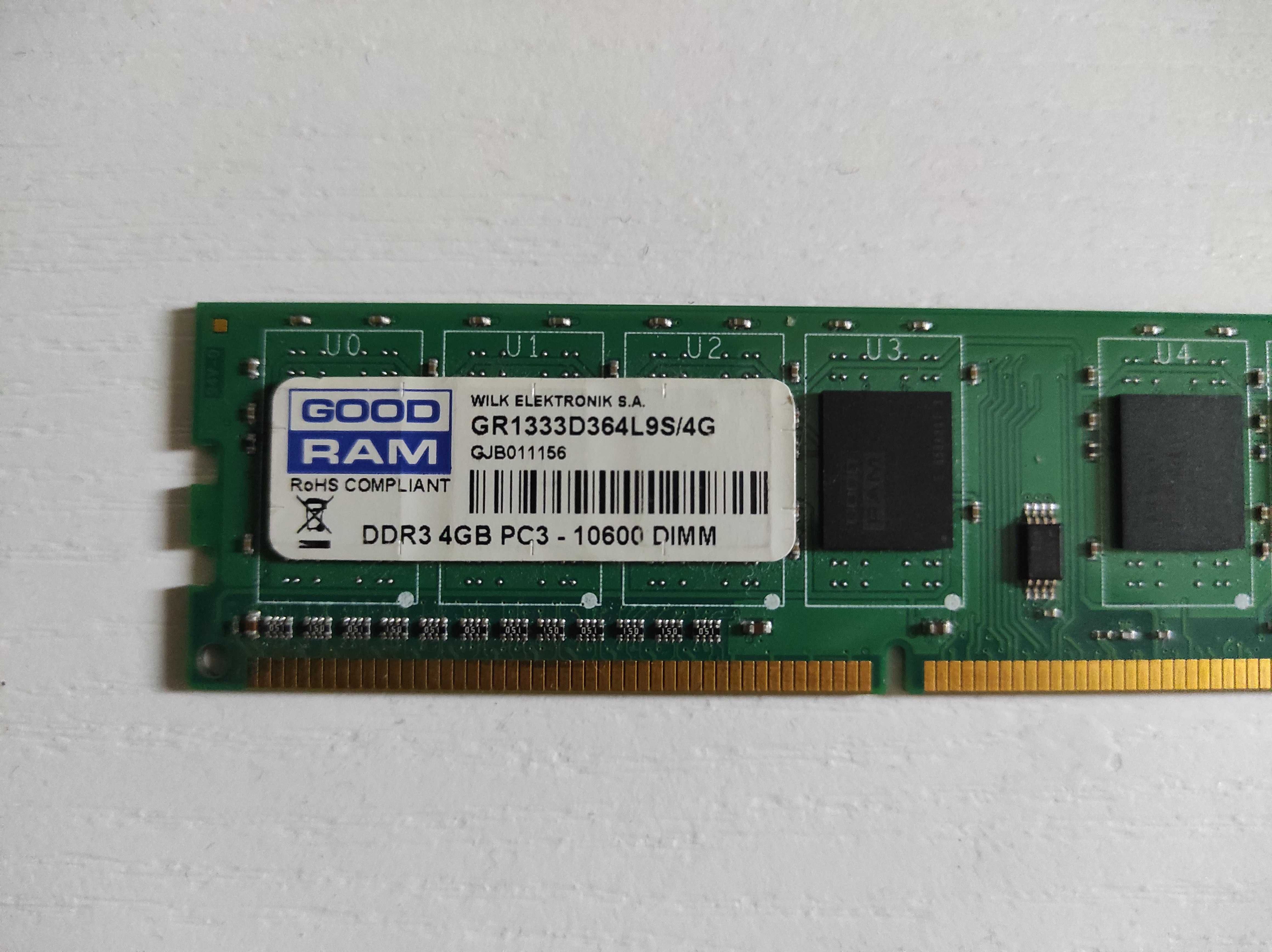 GOODRAM 4GB DDR3 10600 do PC sprawna