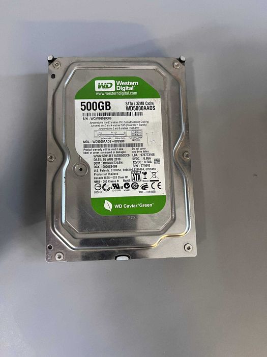 Жорсткий диск Western Digital 500GB — стабільна робота