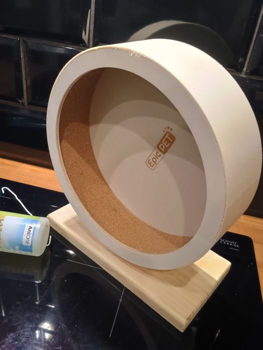 Kołowrotek, kuweta, poidło dla chomika