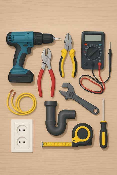 Técnico de Manutenção – Eletricidade, Canalização e Reparações