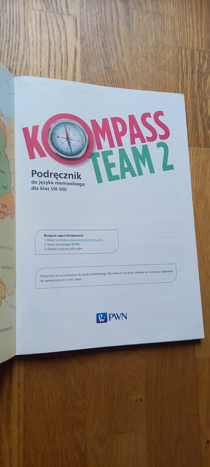 Kompass team 2- podrecznik do jezyka niemieckiego dla klas 7-8