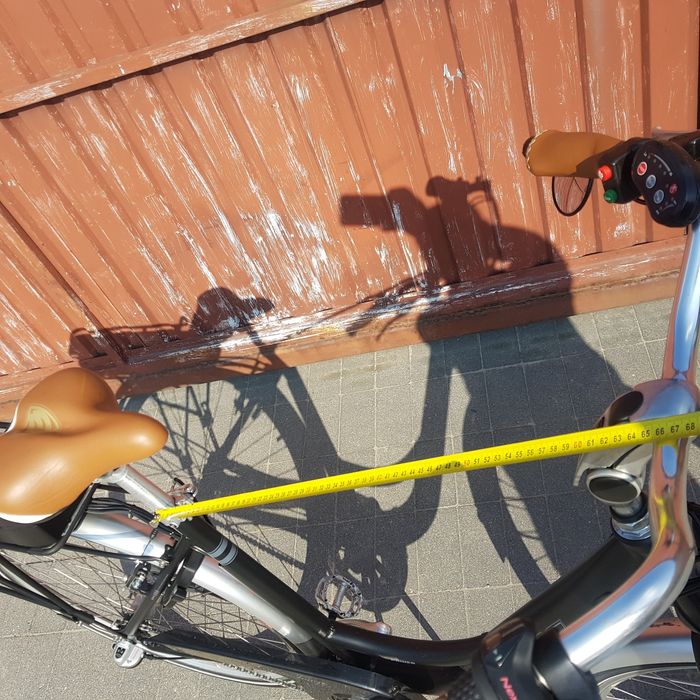 Rower elektryczny BERG ONE SIZE e bike czarny  ŁABĘDŹ jak Gazelle