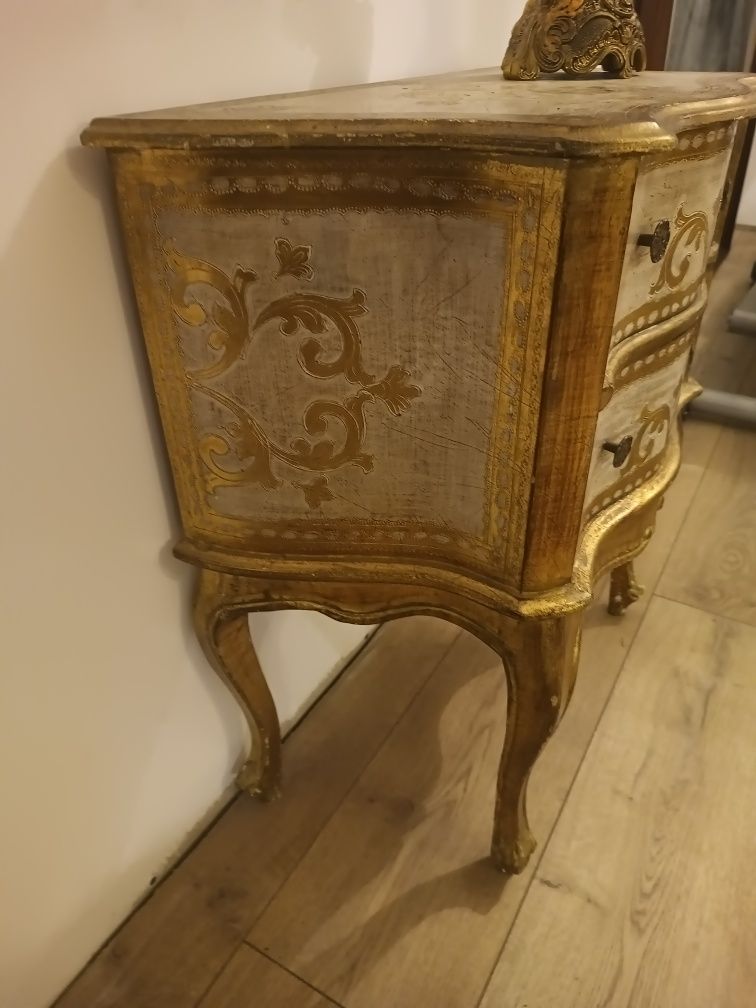 Komoda,szafka,retro , vintage, ręcznie zdobiona