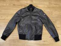 Шкіряна куртка чоловіча Datch LEATHER BOMBER, Alpha industries, бомбер