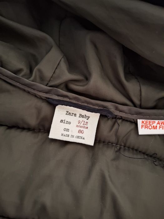 Pikowana kurtka dla chlopca r.80