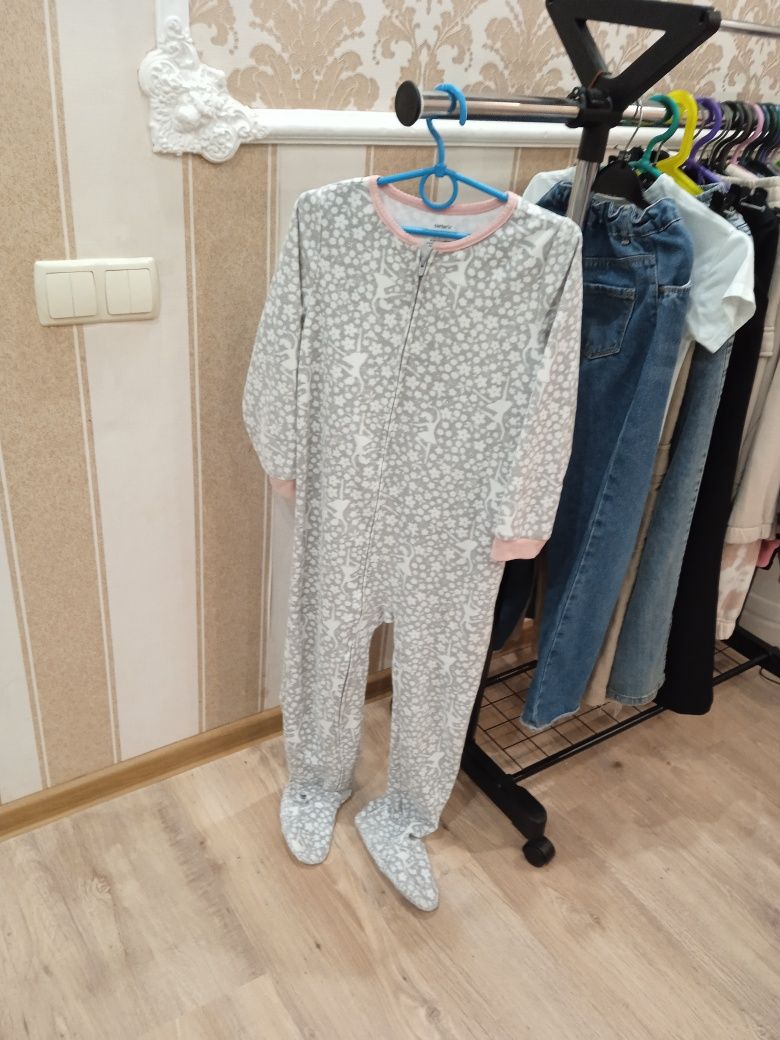 Пижама для девочки Carter's 7T человечек для девочки