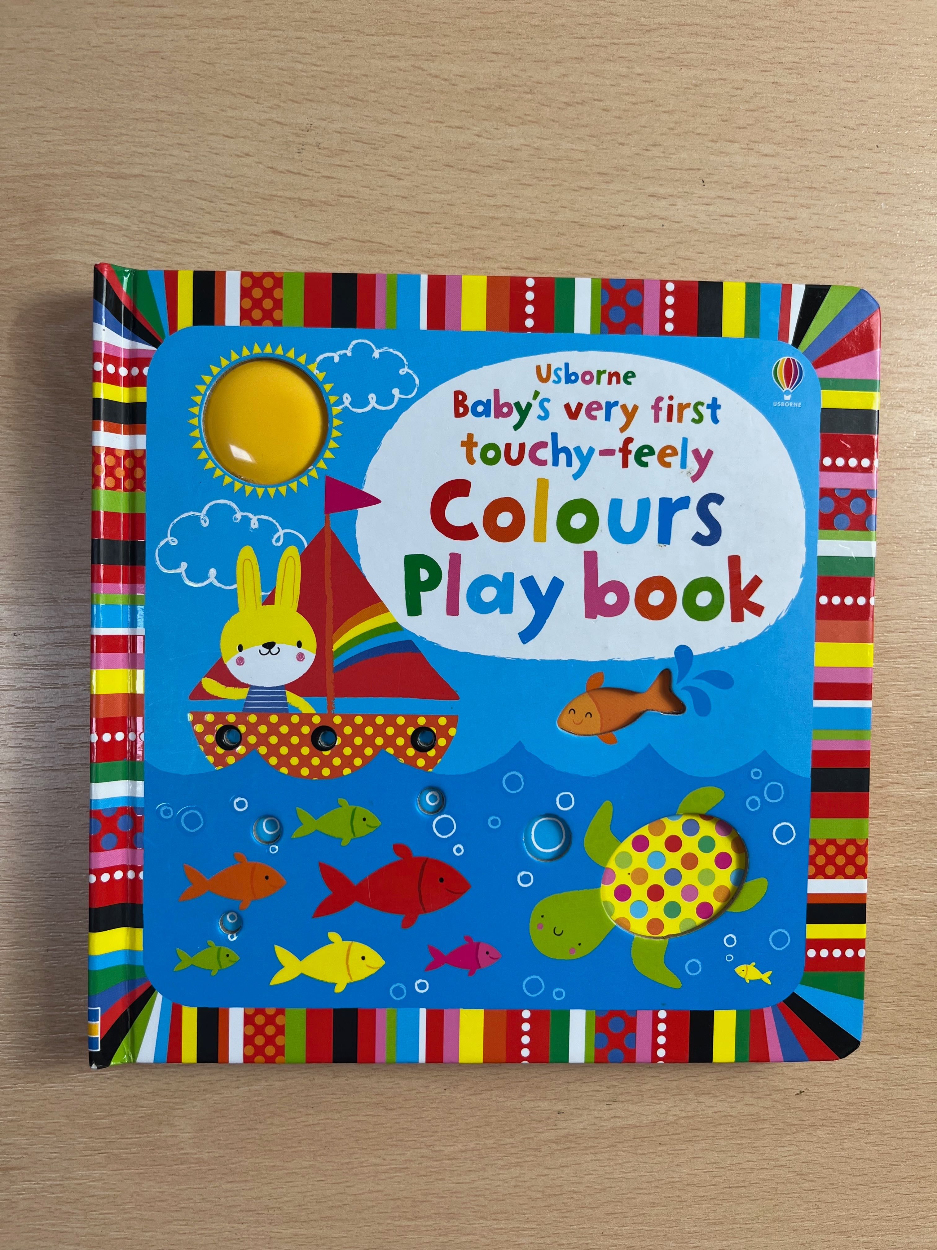 Książka Baby's Very First Touchy-Feely Colours Playbook / Usborne