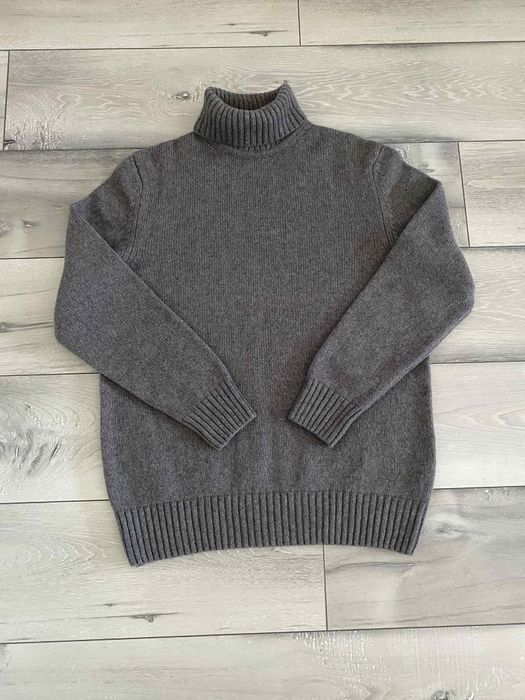 Sweter z golfem damski zara r L wełna