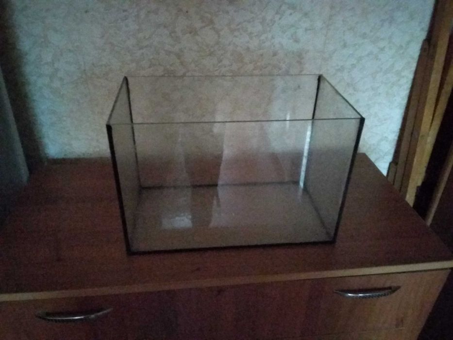 Аквариум стеклянный, прямоугольный ~20л