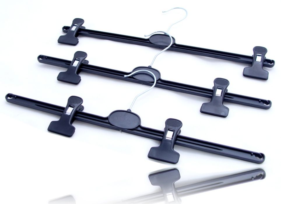 Wieszaki klamrowe żabki na spodnie spódnice 50 szt.