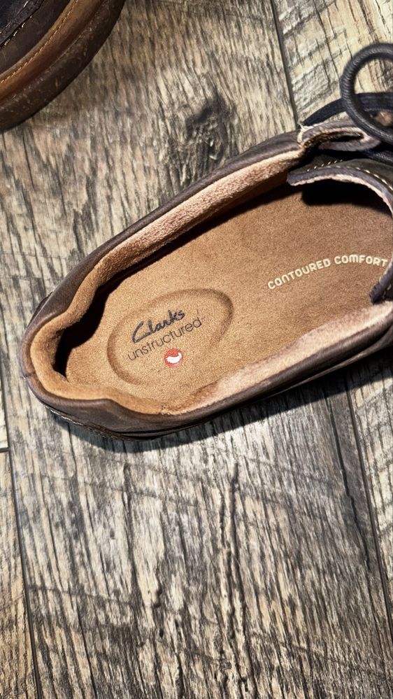 Шкіряні мокасини Clarks