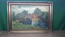 Картина антиквариат Gustav Baumann 1939г