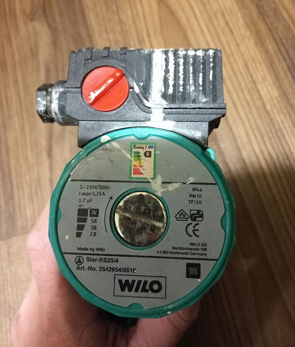 Цыркуляцыонный насос Wilo оригинал полурабочий.