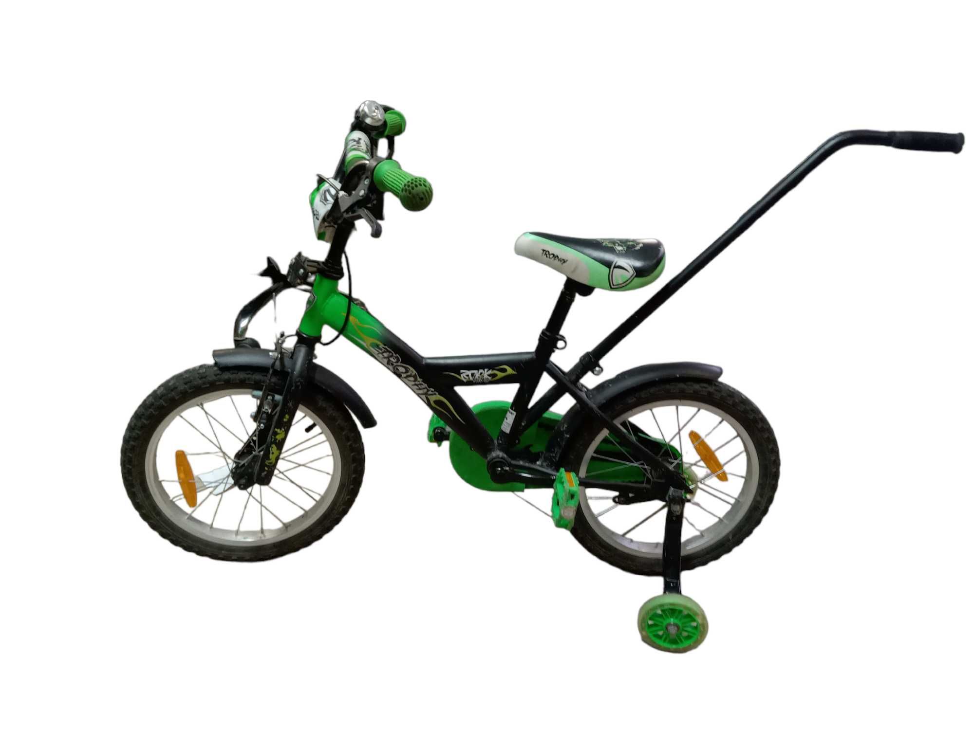 Rower dziecięcy Rock Kids Bike TROPHY 16 2021 koło 16 " zielony