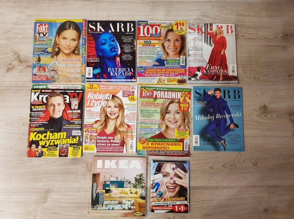 Magazyny czasopisma glamour joy kocie sprawy 100 rad bravo ~20 szt
