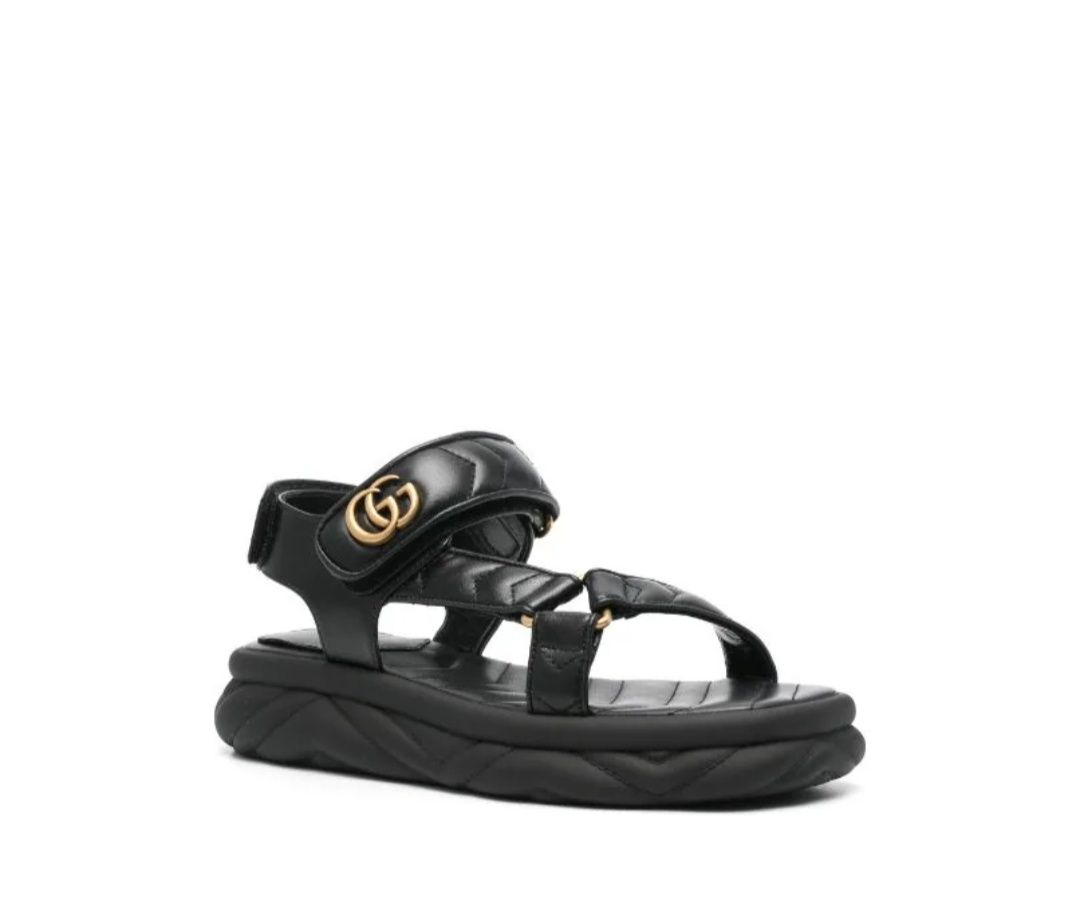 Gucci Marmont interlock sandałki r.39 skóra naturalna