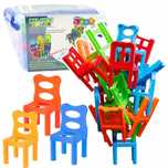 Gra zręcznościowa spadające krzesła 36el. Leantoys. Nowy Produkt