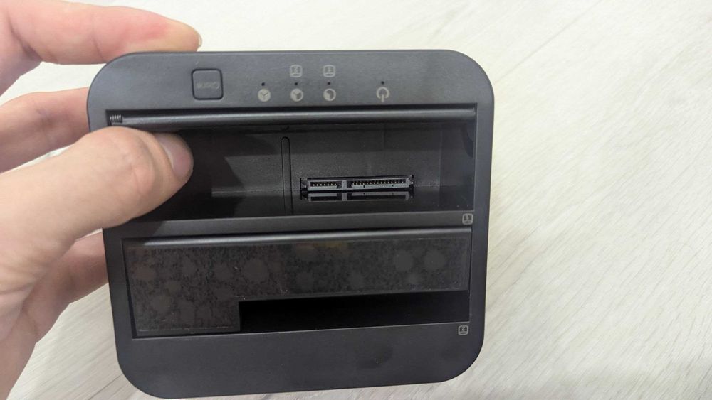 Док станція FIDECO для двох накоплювачів SSD/HDD 2.5"/3.5" SATA USB3.0