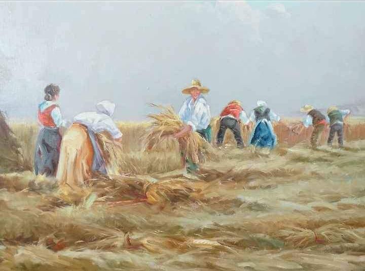 Grande quadro em tela