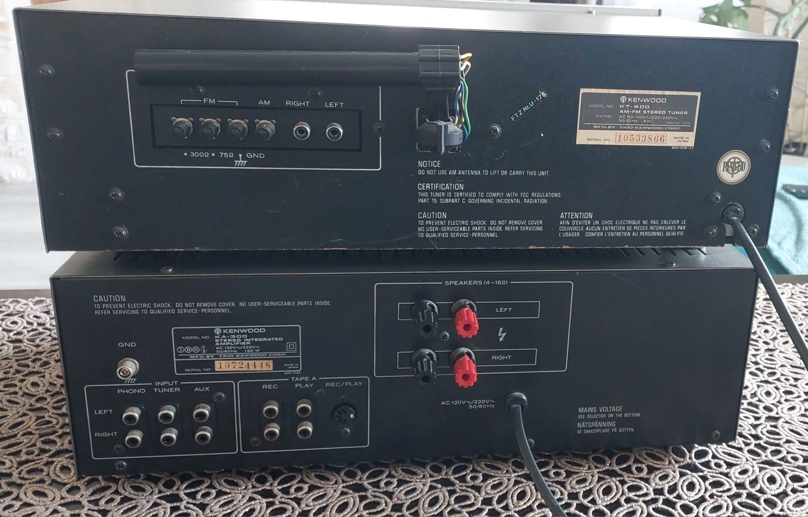 Kenwood KA-300, KT-400 Okazja!