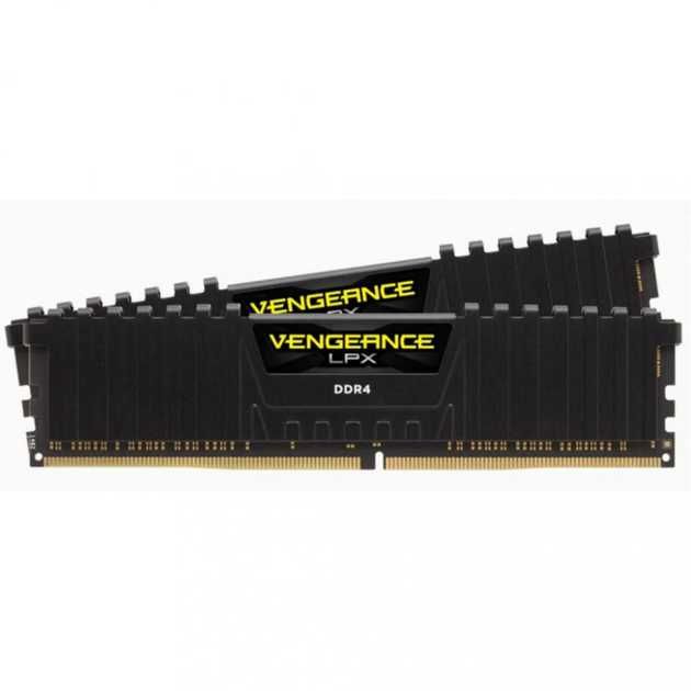 Пам'ять Corsair 32 GB (2x16GB) DDR4 3600 MHz Vengeance LPX Black