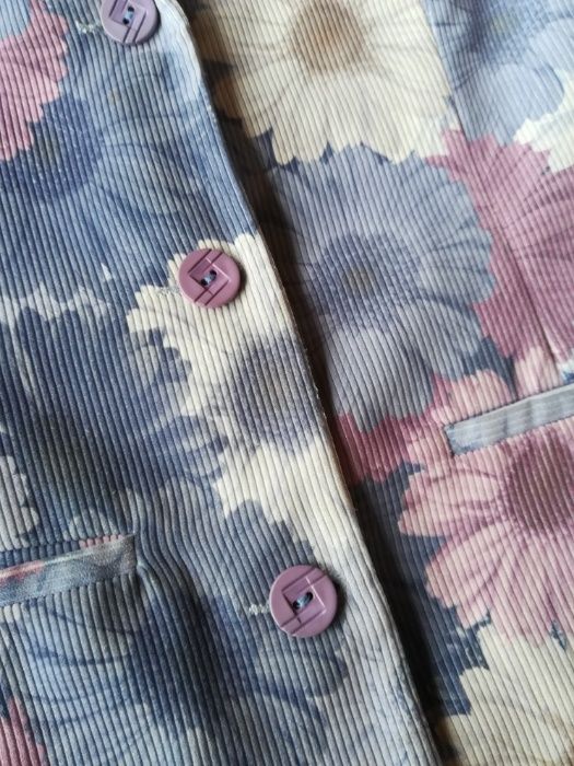 Piękny modny żakiet w kwiaty roz.40 jak nowy