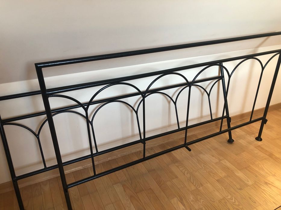 Łóżko metalowe kute