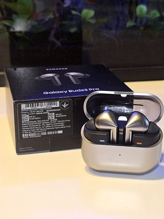 Навушники Samsung Galaxy Buds 3 Pro Silver, наушники самсунг бадс 3 пр