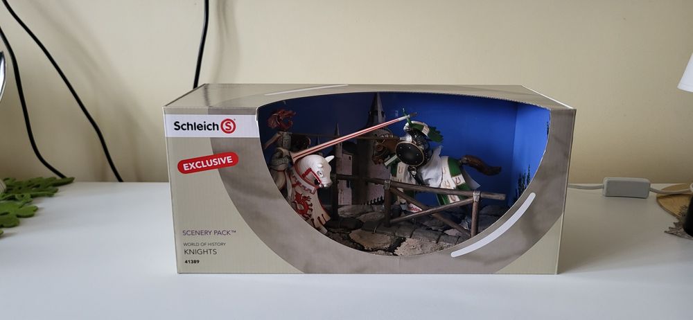 Schleich 41389 exclusive scenery pack zestaw 2 rycerzy turniejowych