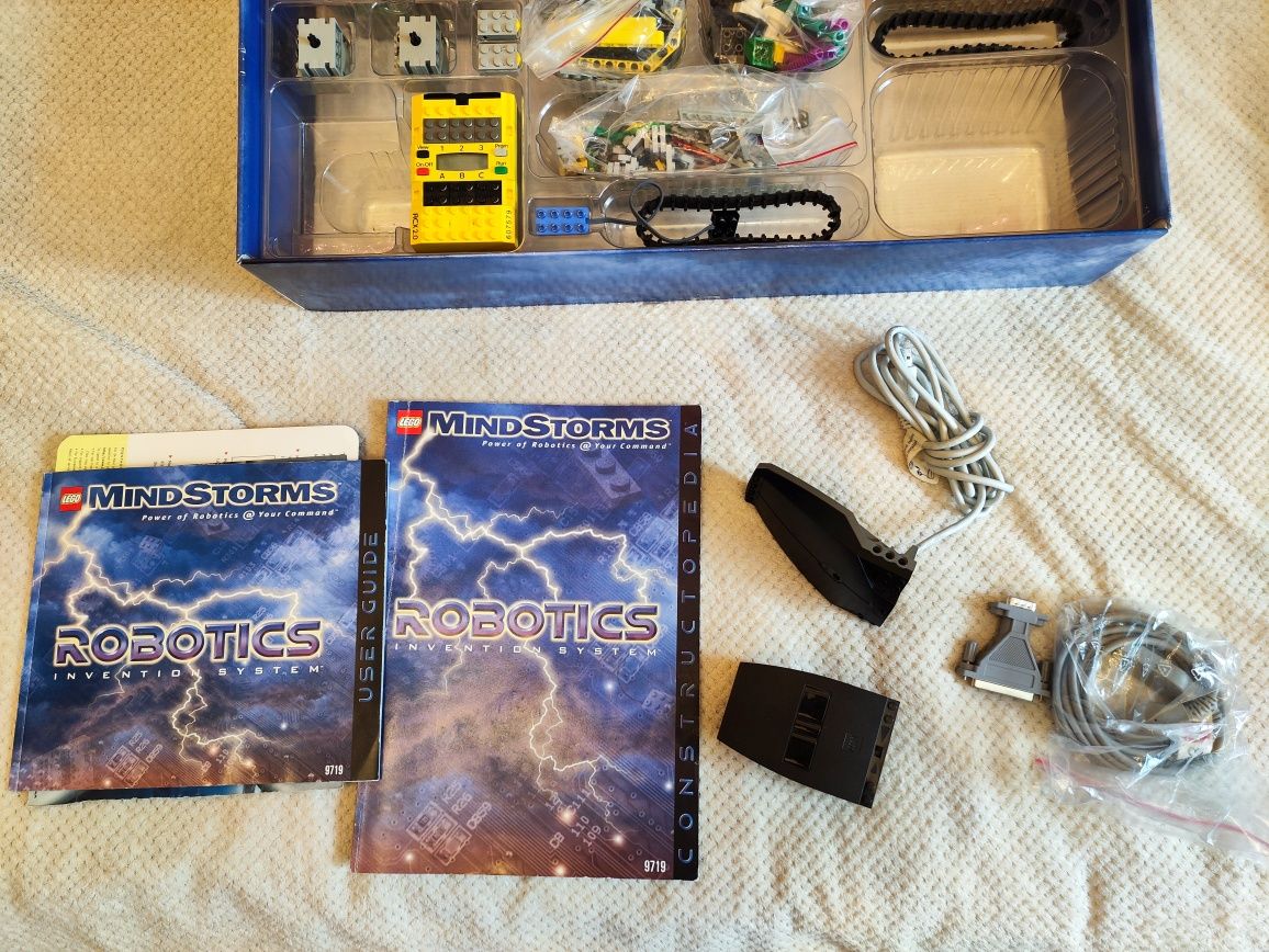 Zestaw LEGO Mindstorms RCX 9719 unikat, wzbogacony zestaw