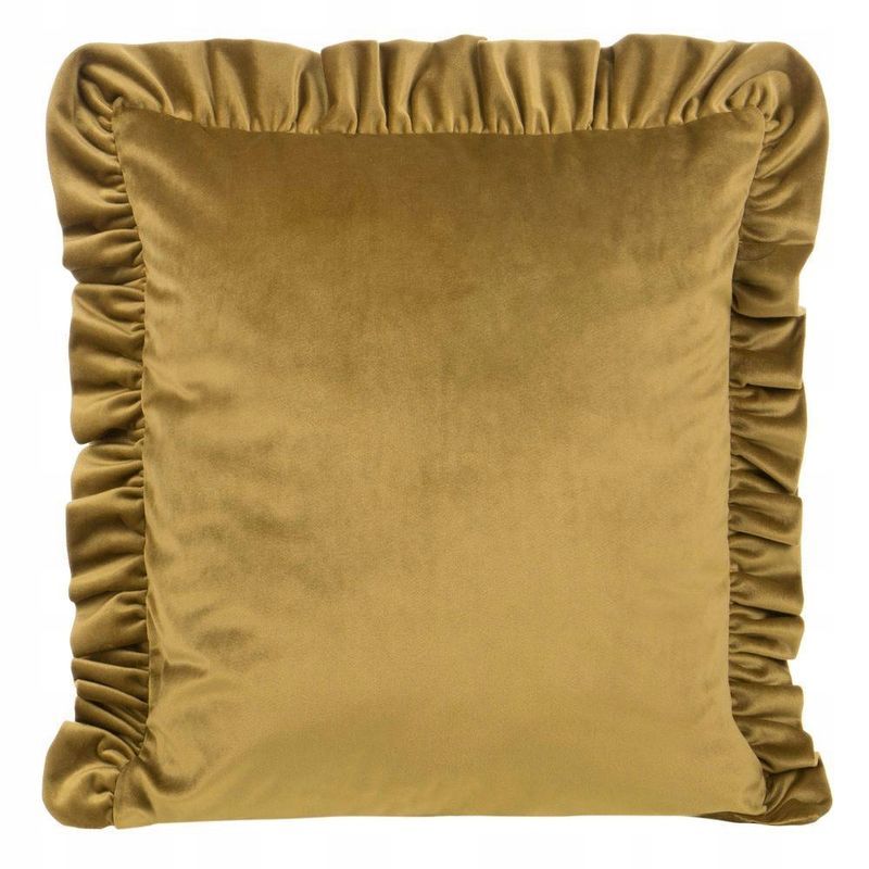 Poszewka na poduszkę 45x45 dekoracyjna Velvet 25/a Miodowy
