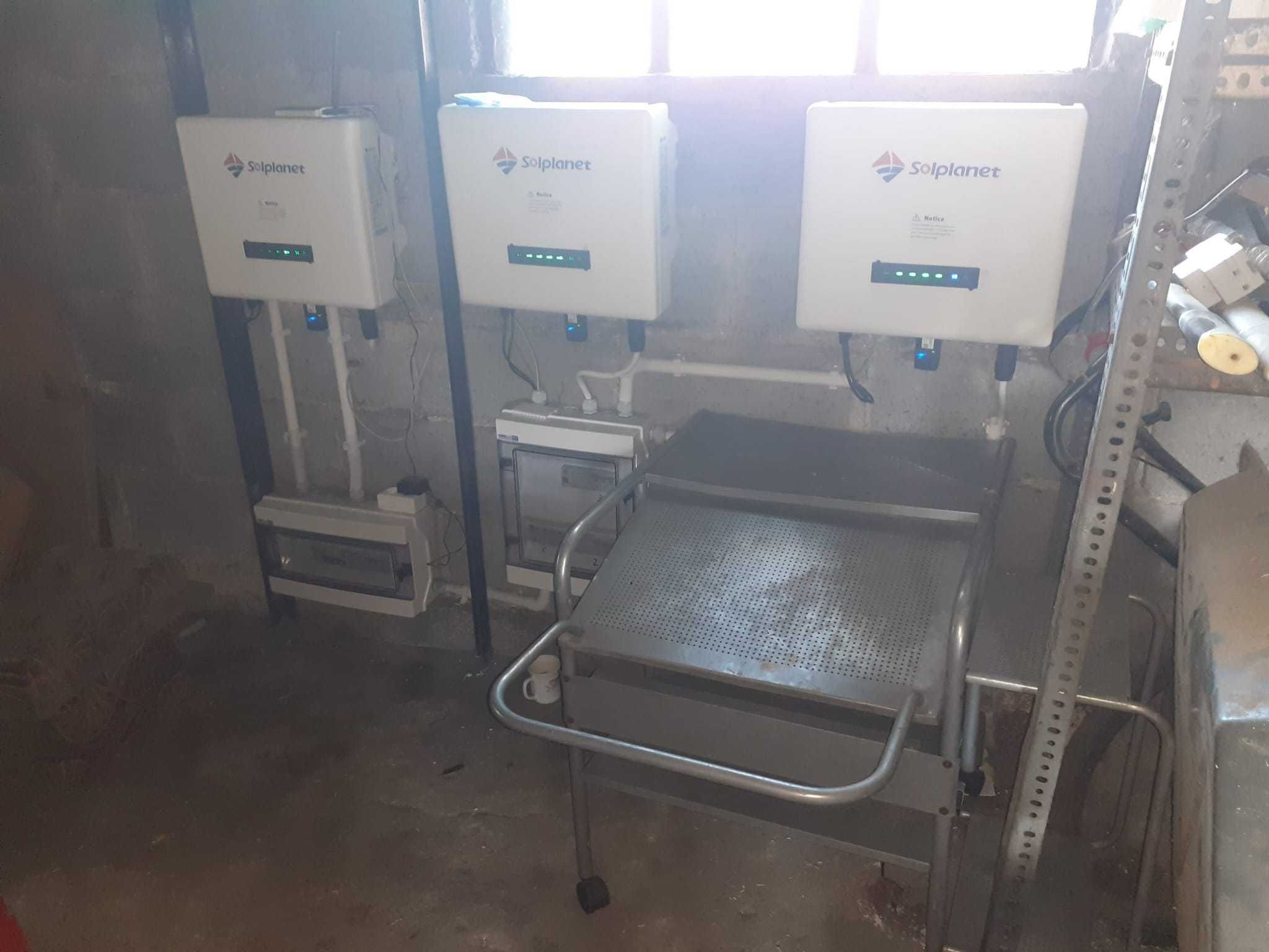 Trackery dwuosiowe. 9,78kWp Uzysk 2024 15.344 kWh. Bifacial 1.636h/kWh