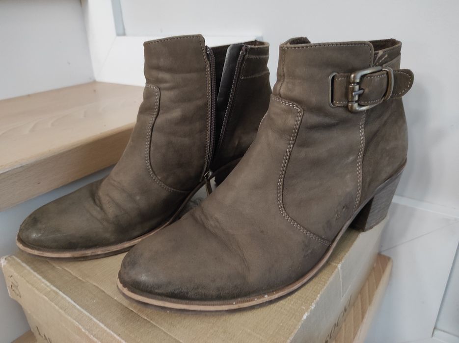 Brązowe botki Lasocki rozmiar 41 używane