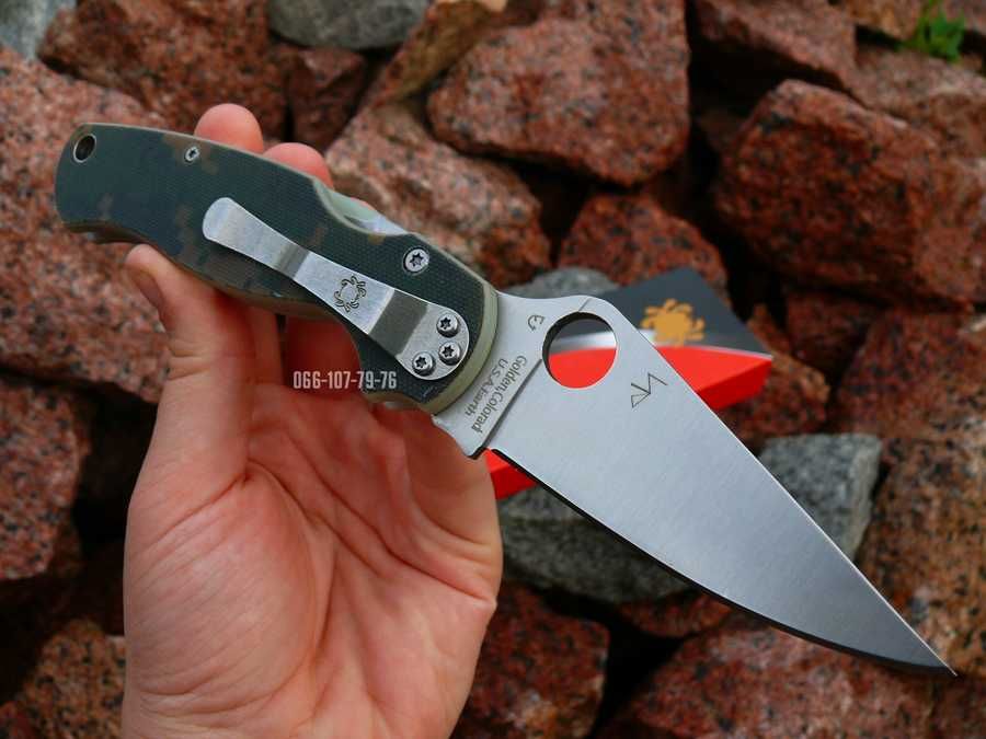 Нож складной раскладной Spyderco Para Military Спайдерко  камуфляж