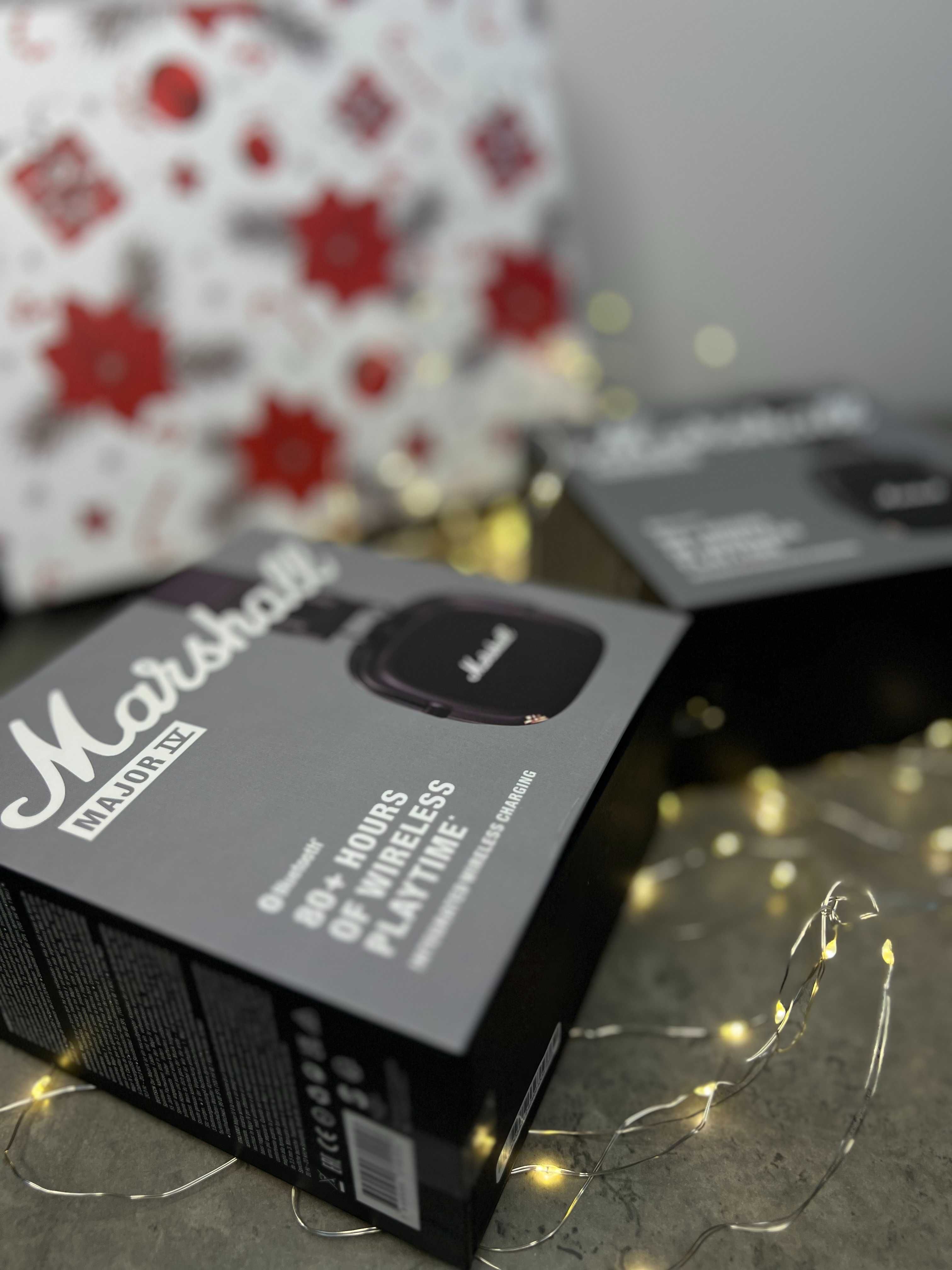 Топовые Наушники с микрофоном Marshall Major IV Black Brown
